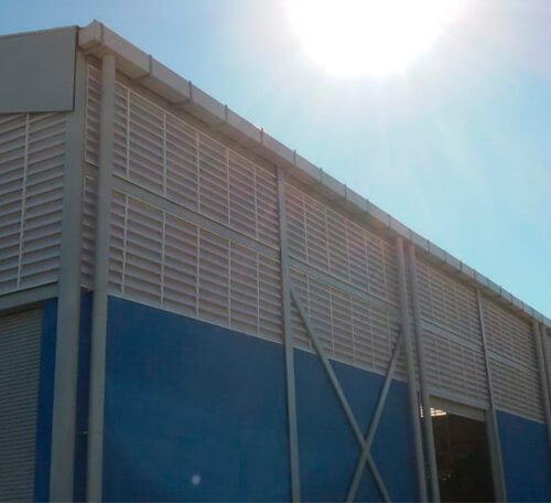 Instalação de Venezianas Industriais em Santo Amaro 2014